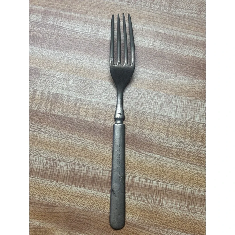Vintage Simeon L & George H Rogers Co Solid Silver Metal Dinner Fork Flatware